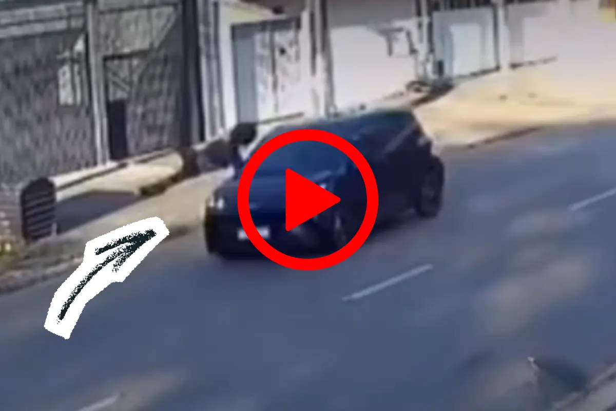 Vídeo flagra motorista de aplicativo atropelando pedestre em Porto Velho