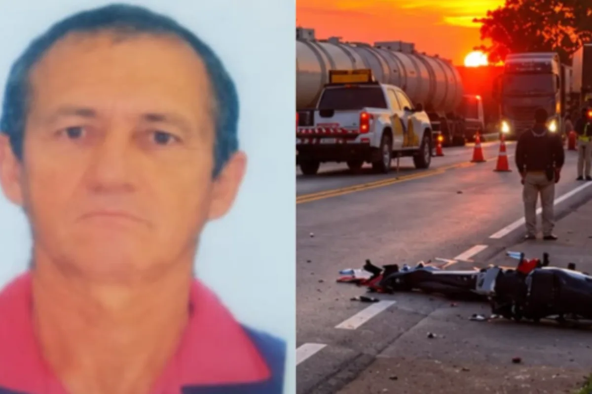 Motociclista de 64 anos morre após colisão com carreta na BR-364 em Cacoal