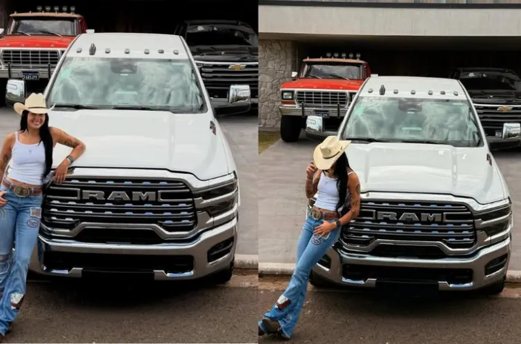 Conheça a Ram 3500, picape de quase R$ 680 mil adquirida por Ana Castela