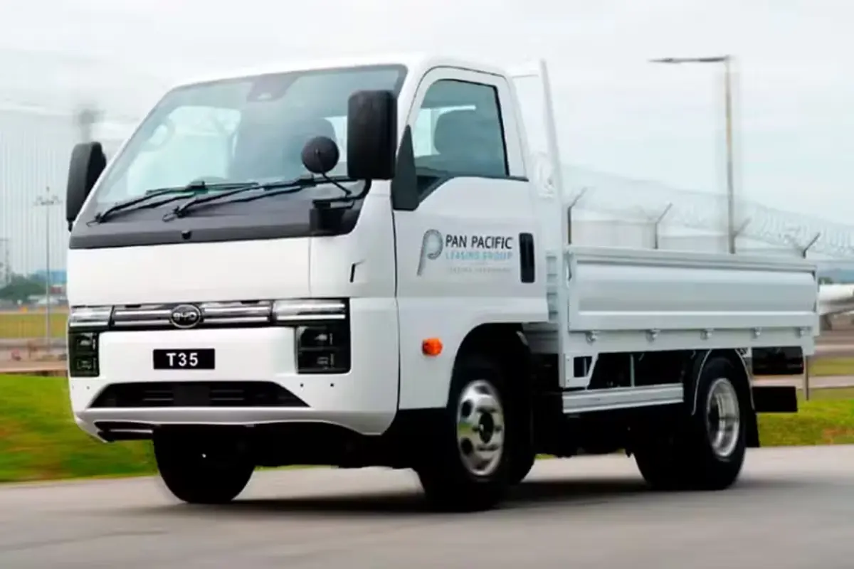 BYD estuda lançar caminhão elétrico T35 no Brasil