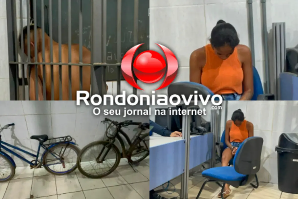 Casal é preso pela PM após assalto e bicicleta roubada é recuperada na zona Leste de Porto Velho