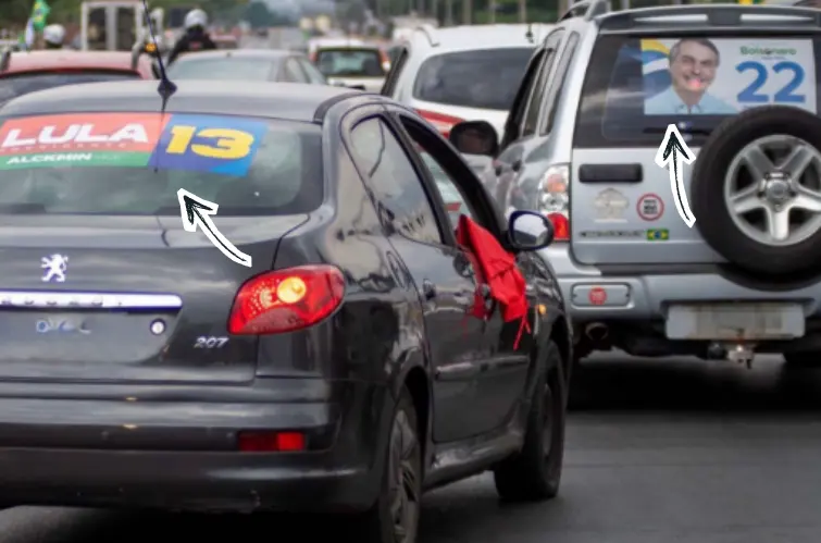 Motoristas de app podem ser multados em até R$ 8 mil por propaganda política em veículos