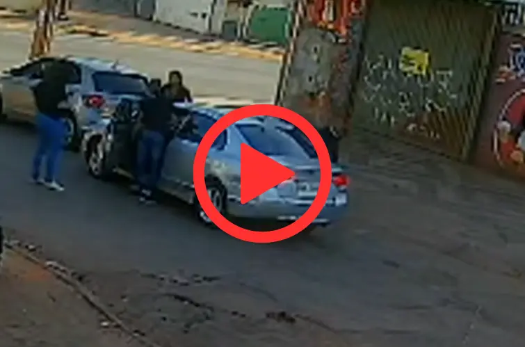 Criminosos simulam acidentes para assaltar motoristas; Veja vídeo de como o golpe acontece