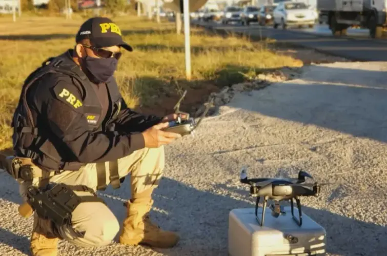 Drones da PRF intensificam monitoramento nas BRs em Rondônia no fim de ano