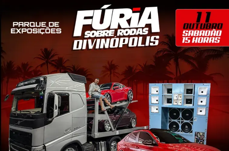 Falta apenas 6 dias para o Fúria Sobre Rodas agitar Divinópolis com potência e adrenalina