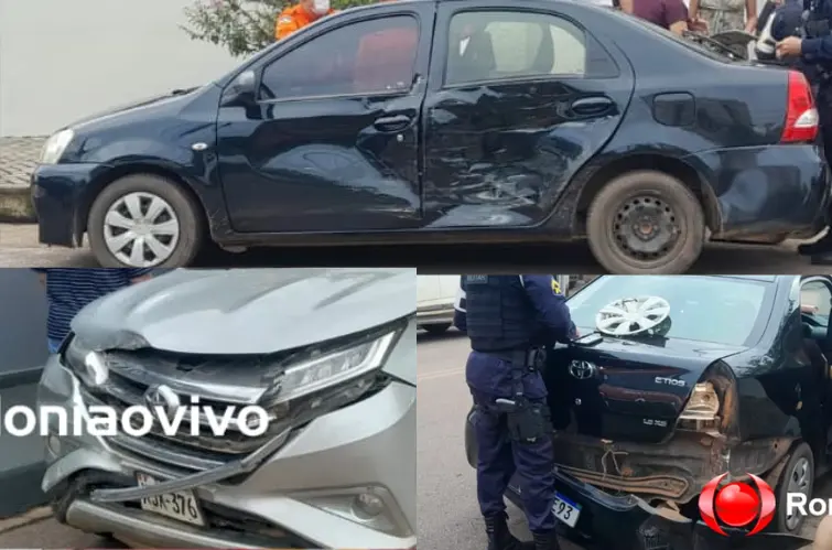 Carro com família peruana provoca acidente envolvendo três veículos