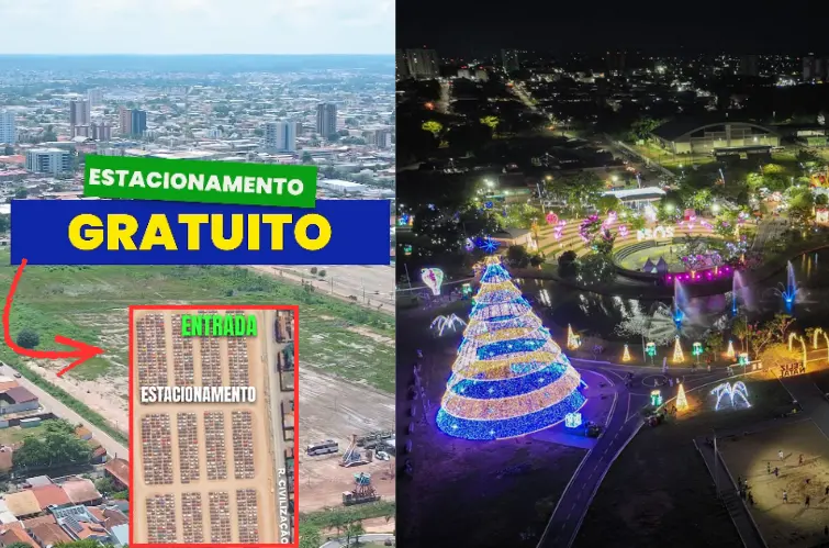 Prefeitura cria estacionamento gratuito com mais de 2 mil vagas atrás do Parque da Cidade