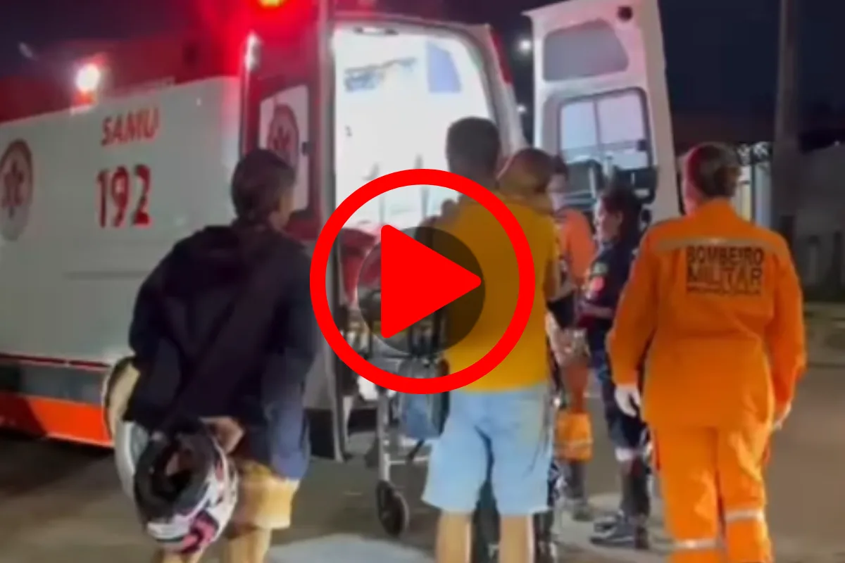 Bebê e mãe ficam feridos após colisão entre motocicletas em Porto Velho