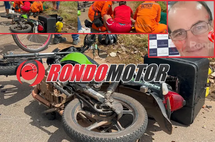 Motoboy morre após colisao frontal com carro na Rua Daniela em Porto Velho