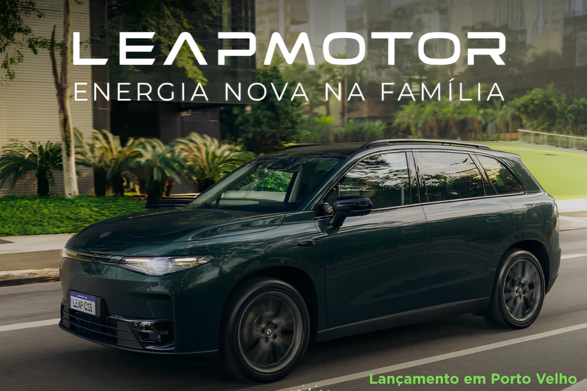 Marca chinesa de carros elétricos Leapmotor inaugura loja em Porto Velho nesta sexta-feira