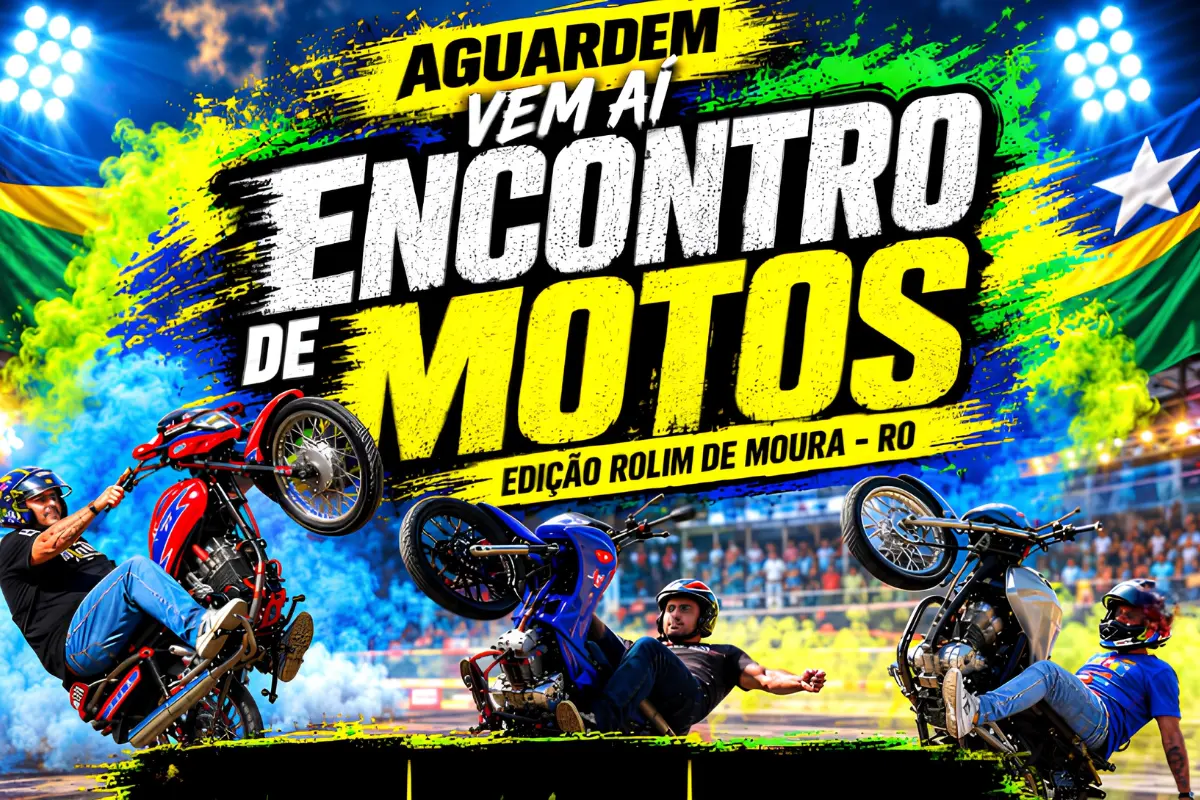 Rolim de Moura recebe encontro de motos neste domingo