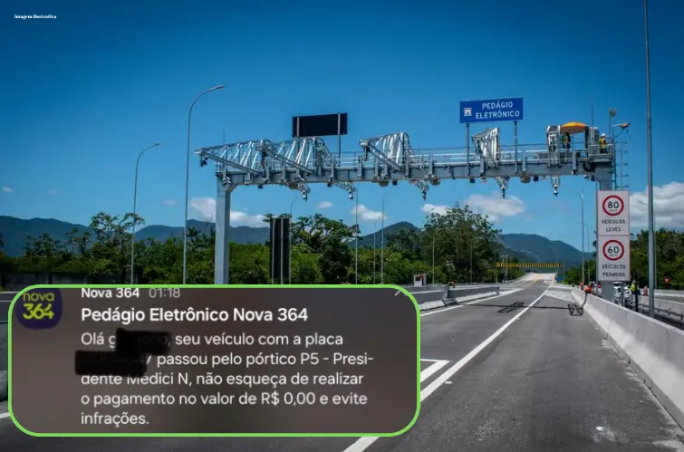 Testes do sistema Free Flow da Nova 364 já estão em andamento em Rondônia