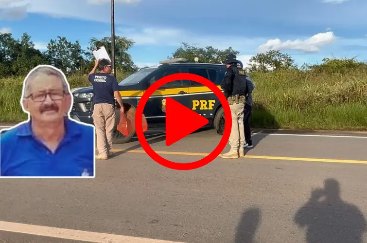 Idoso morre após colisão entre motocicleta e carreta na BR 319