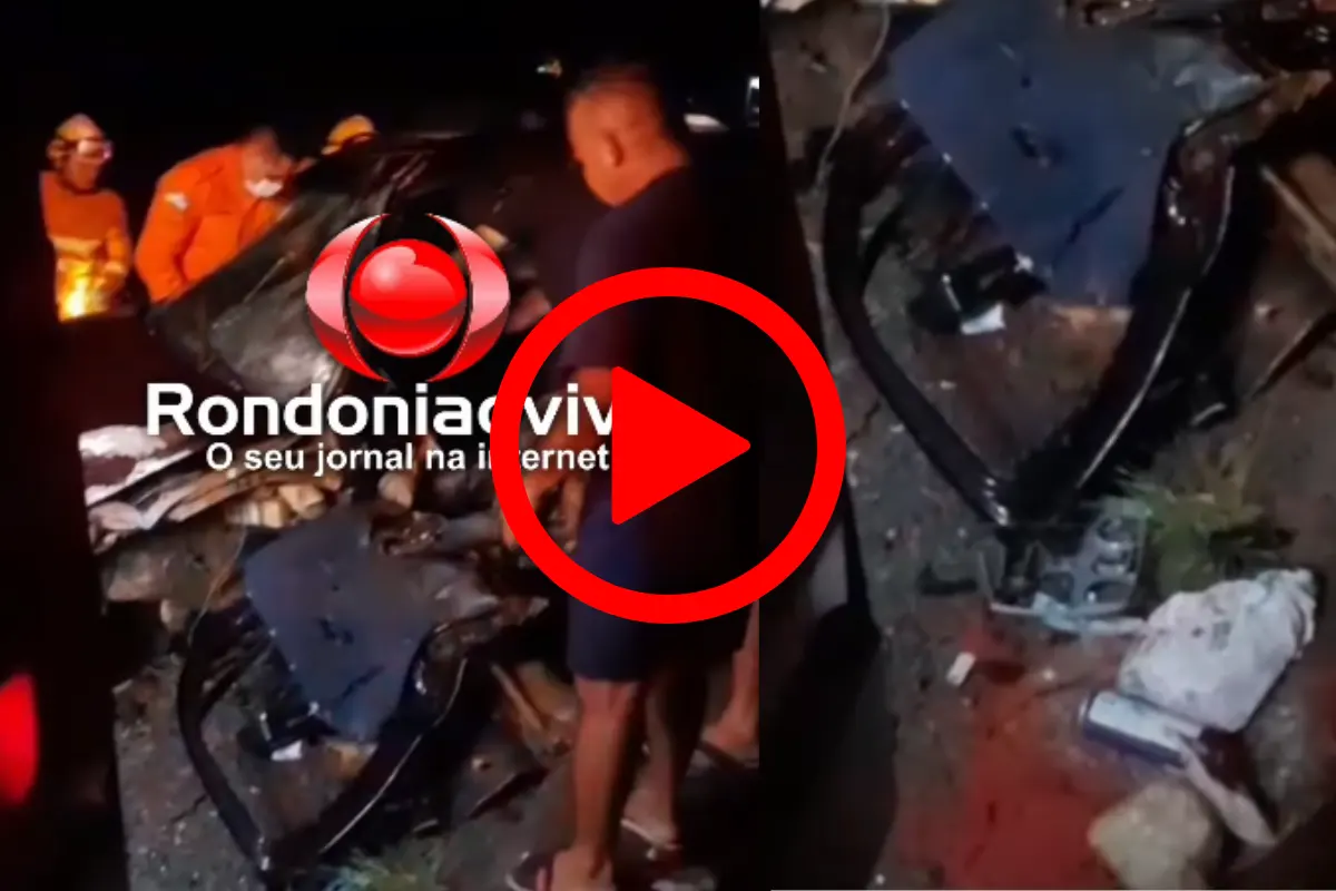 Colisão frontal deixa vítimas presas às ferragens na BR-364 entre Porto Velho e Candeias do Jamari