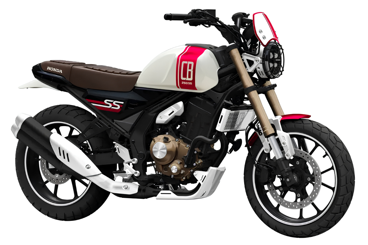 Honda CB250SS estreia em 2027 com visual scrambler e motor de 250 cilindradas