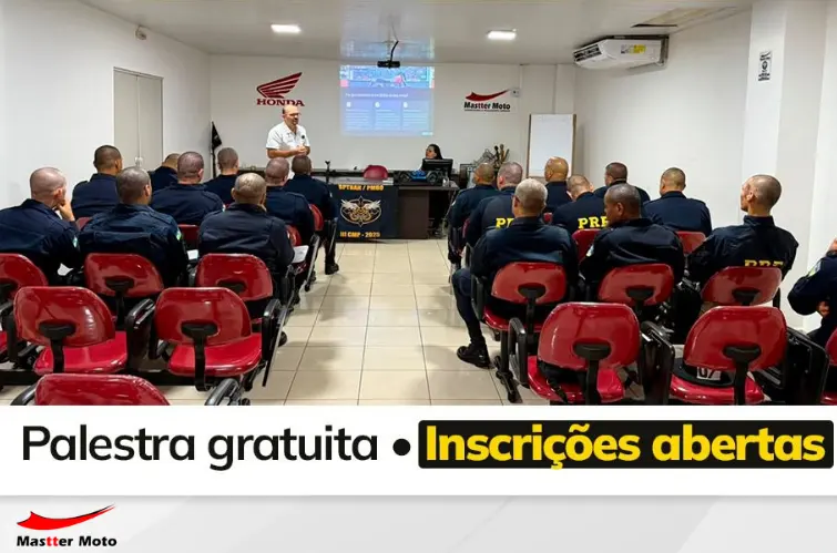 Mastter Moto oferece palestra gratuita de segurança no trânsito para empresas