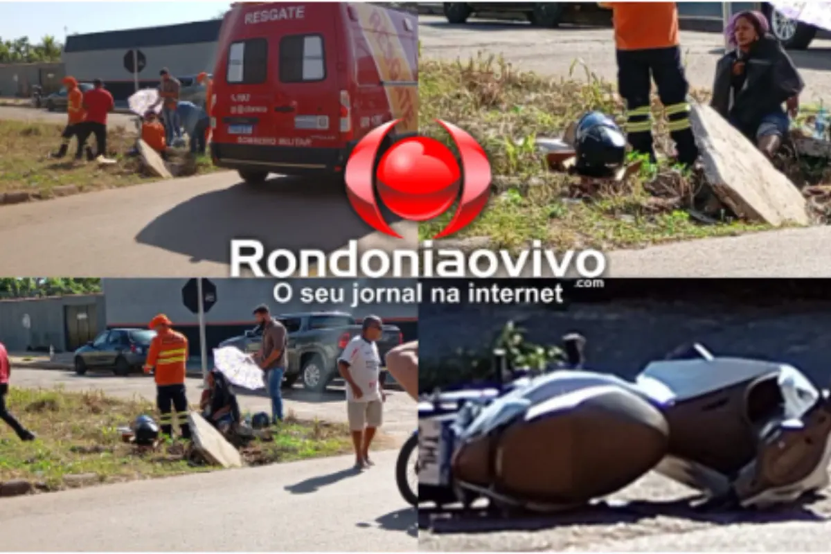 Mãe e filha ficam feridas após caminhonete Ram avançar preferencial em cruzamento de Porto Velho