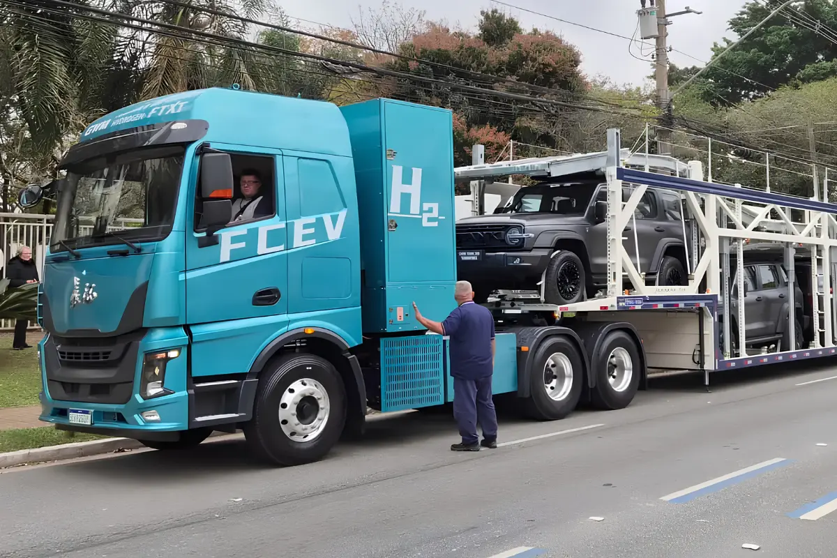 GWM realiza primeiro transporte de carga com caminhão a hidrogênio da América Latina