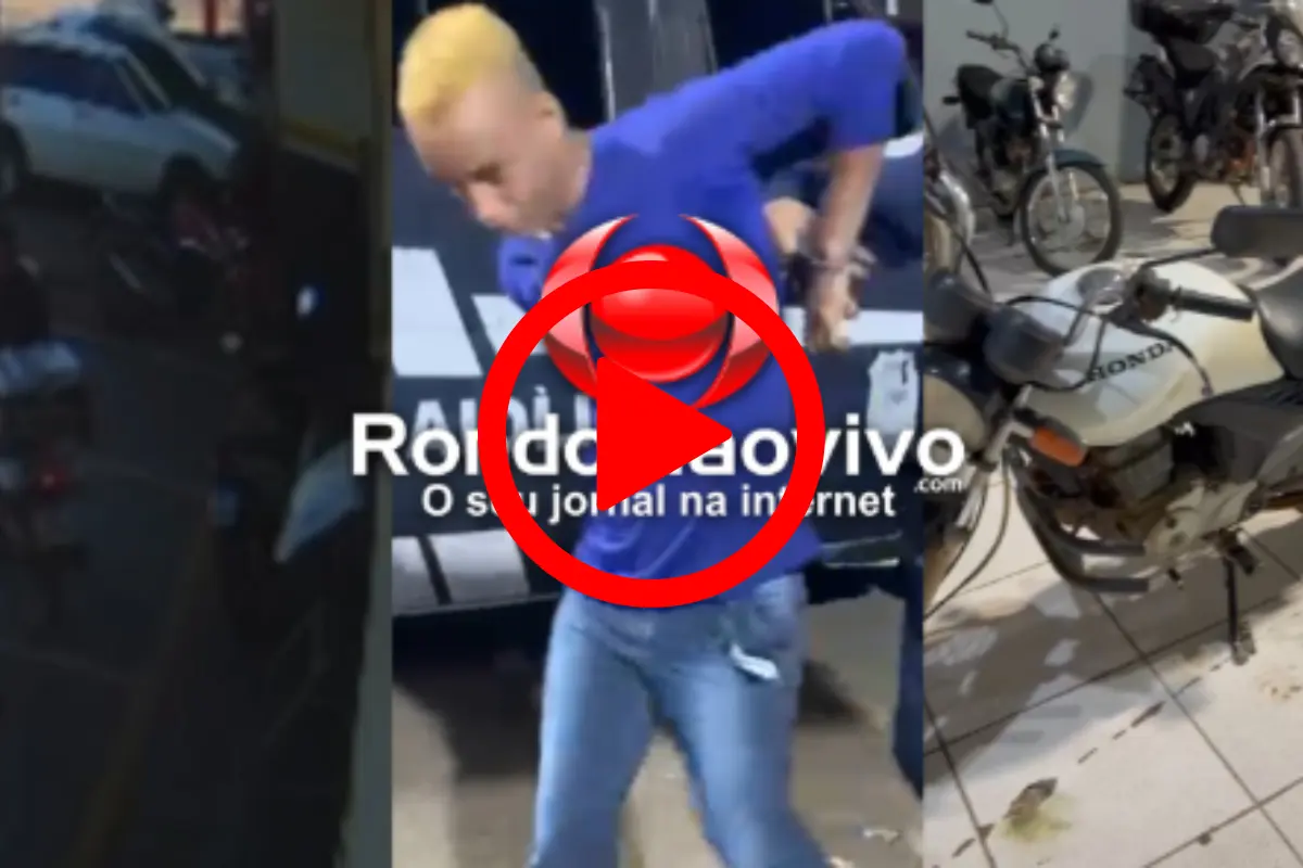 Homem é preso pela PM após ser flagrado com moto furtada em Porto Velho