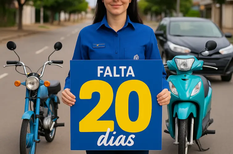 Faltam 20 dias para regularizar ciclomotores em Rondônia; veja quem precisa fazer o procedimento