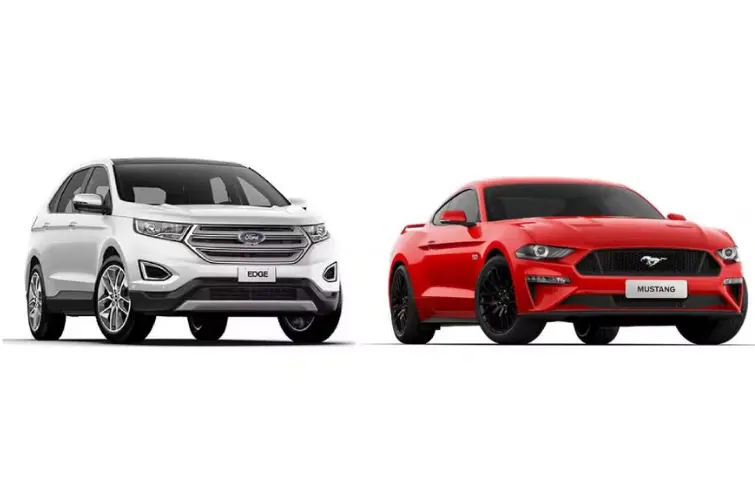 Ford Edge modelos 2016 a 2018 e Ford Mustang modelos 2018 e 2019