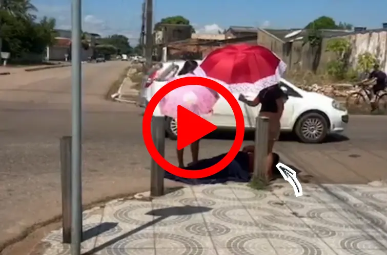 Motorista de Fiat Mobi foge após atropelar motociclista e deixar vítima gravemente ferida em Porto Velho
