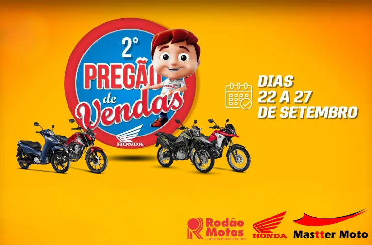Mastter Moto inicia 2º Pregão de Vendas com preços de fábrica em Porto Velho