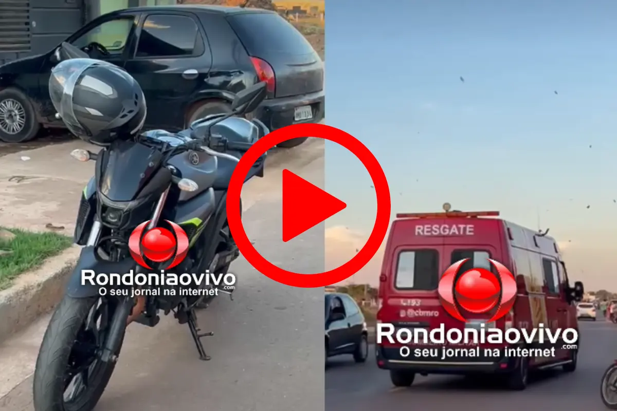 Mulher fica ferida após linha de pipa provocar queda de motocicleta na zona Leste de Porto Velho