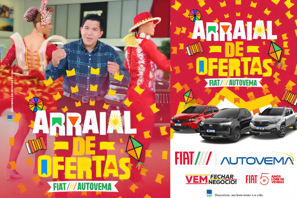 Fiat Autovema promove Arraial de Ofertas neste sábado com atrações, condições especiais e clima de festa
