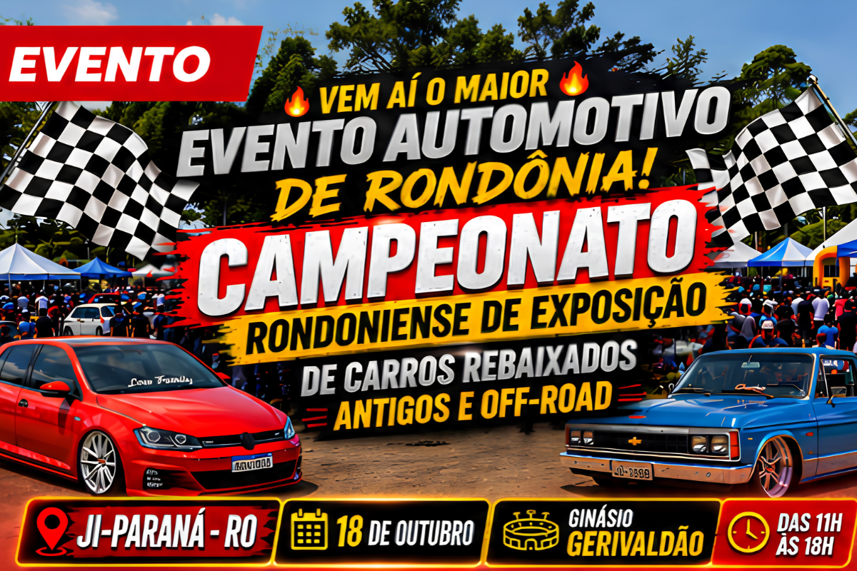 Ji-Paraná recebe campeonato de carros rebaixados, antigos e off-road neste domingo