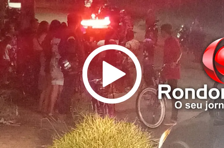 Criança e mototaxista ficam gravemente feridos após atropelamento no Orgulho do Madeira nesta noite