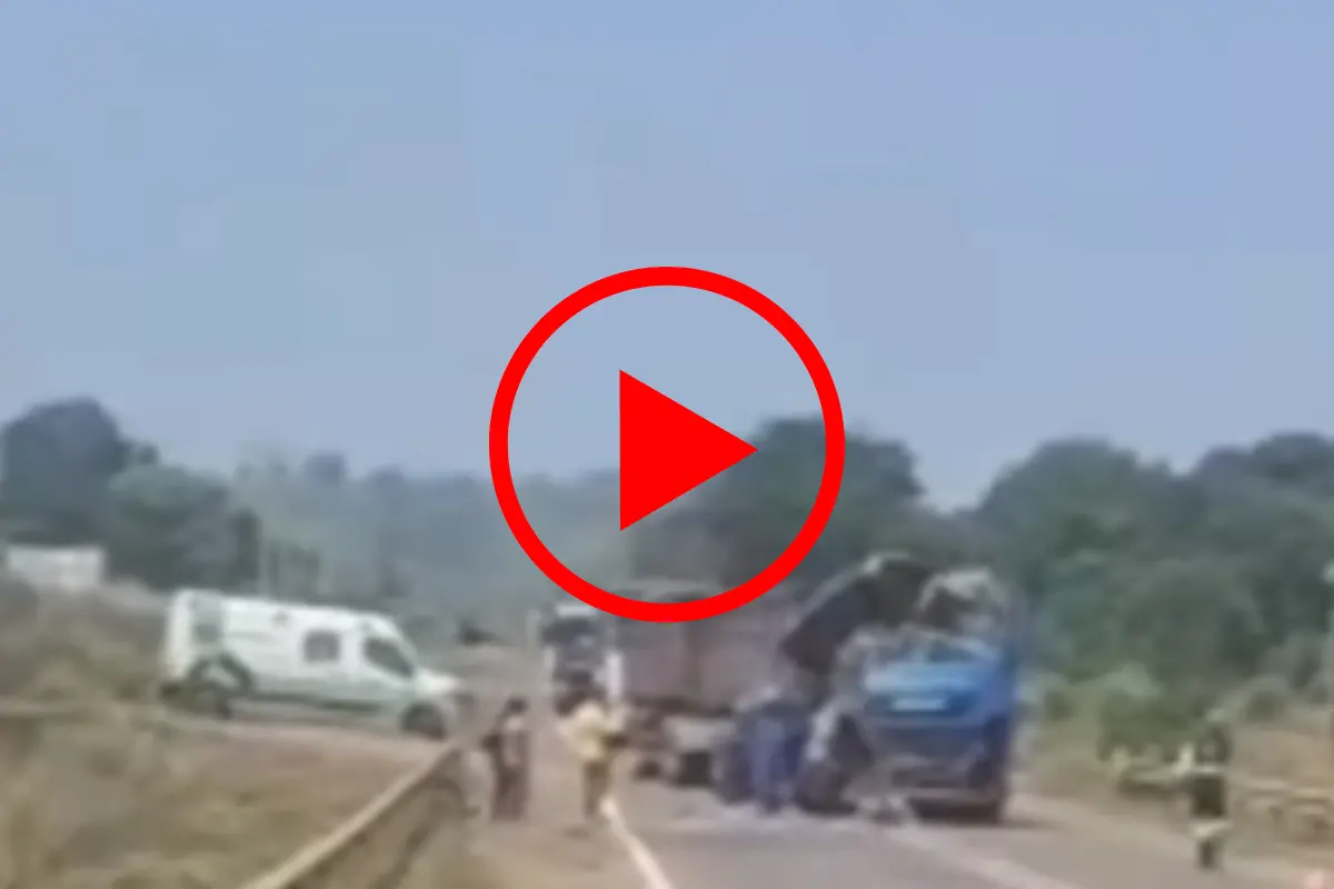 Carreta bate na traseira de caminhão e provoca forte colisão em Ariquemes