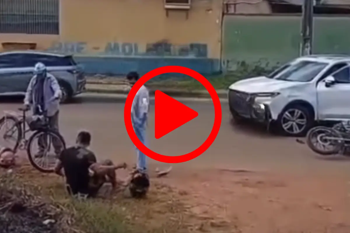 Motociclista fica ferido após colisão com SUV na Estrada do Belmont, em Porto Velho