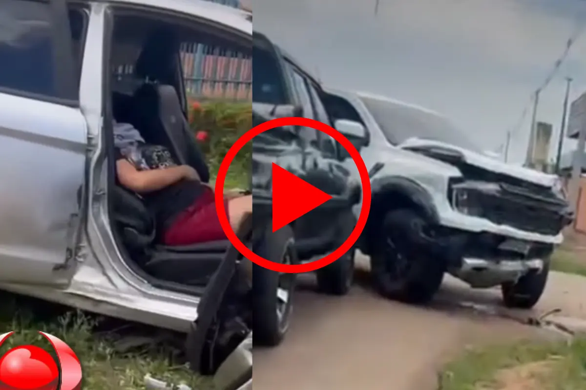 Passageira fica gravemente ferida após acidente envolvendo três veículos em Porto Velho