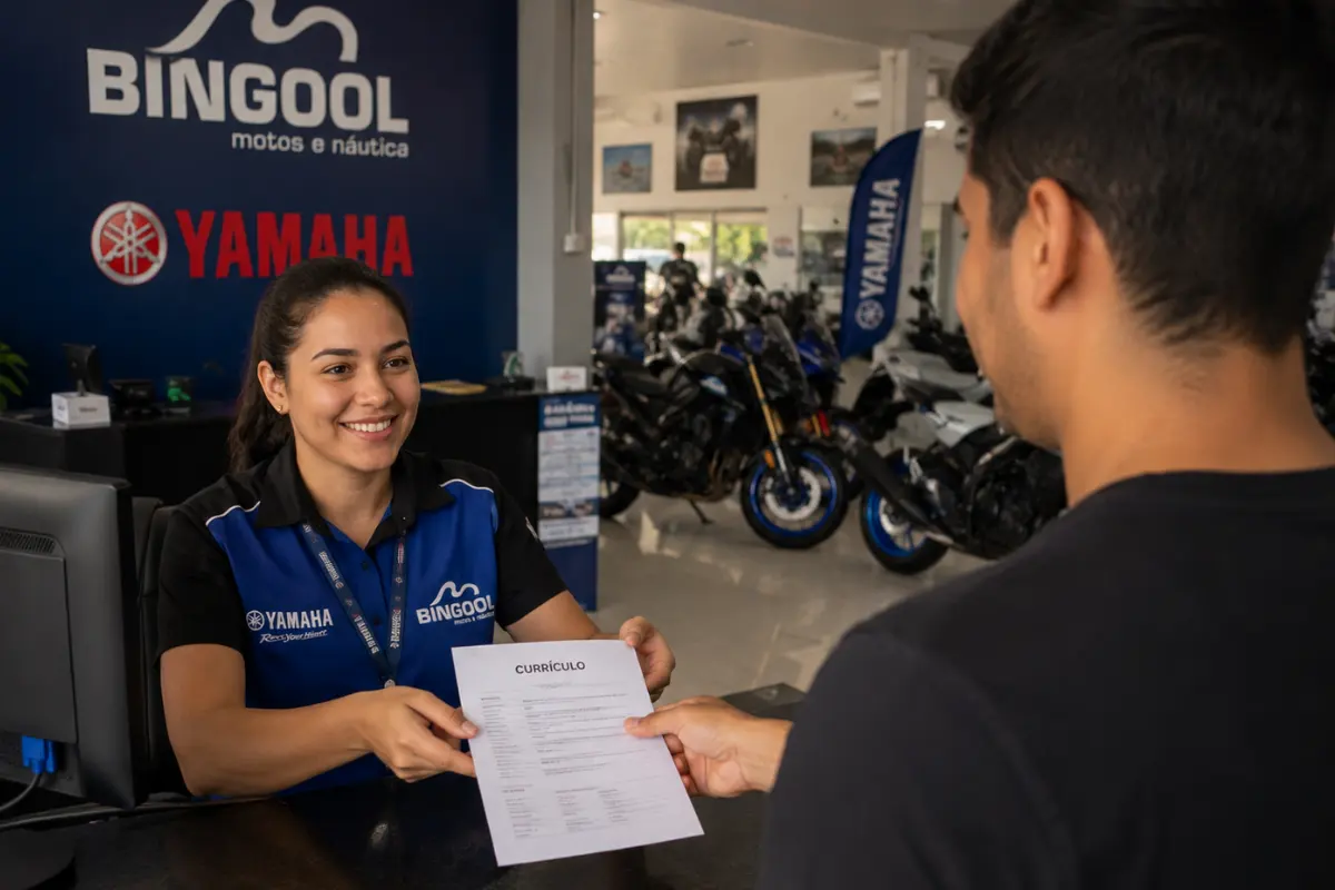 Bingool Motos abre vagas para vendedor e estágio em Porto Velho