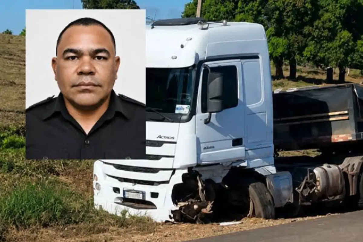 Cabo da Polícia Militar morre após grave acidente entre carro e carreta na BR-364