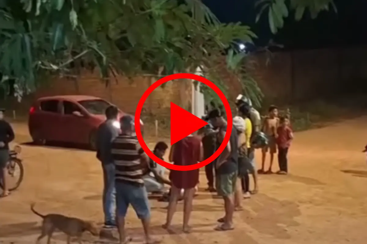 Casal fica ferido após queda de moto em cruzamento sem sinalização em Porto Velho