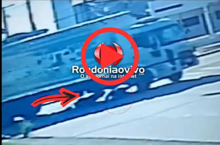 Mulher tem perna dilacerada após ser atropelada por caminhão na Pinheiro Machado, em Porto Velho