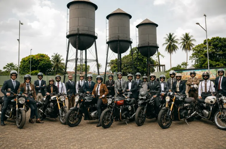 DGR da Triumph reúne motociclistas com trajes clássicos em passeio especial nesse domingo em Porto Velho