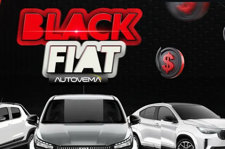 Black Fiat Autovema oferece bônus no usado e condições especiais para compra de carro novo