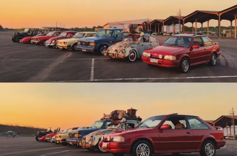 Exposição de carros antigos acontece no Complexo Madeira-Mamoré em Porto Velho