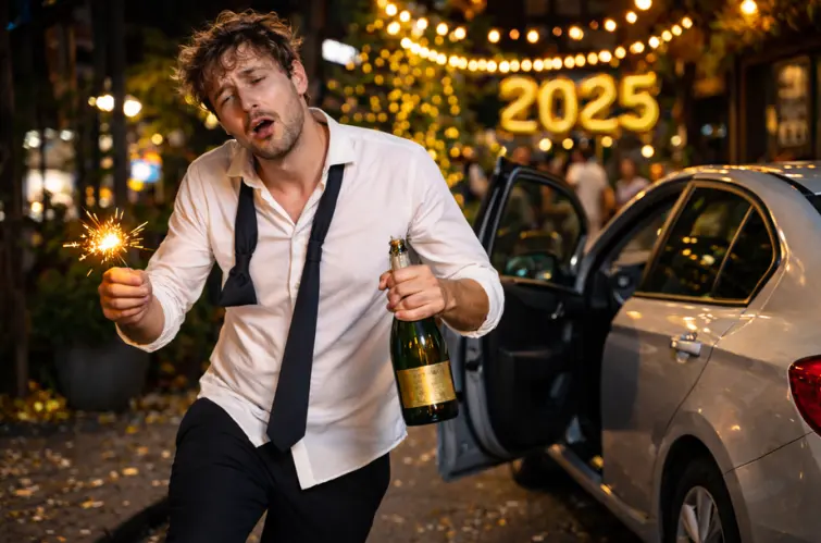 Noite de Réveillon exige atenção redobrada ao volante