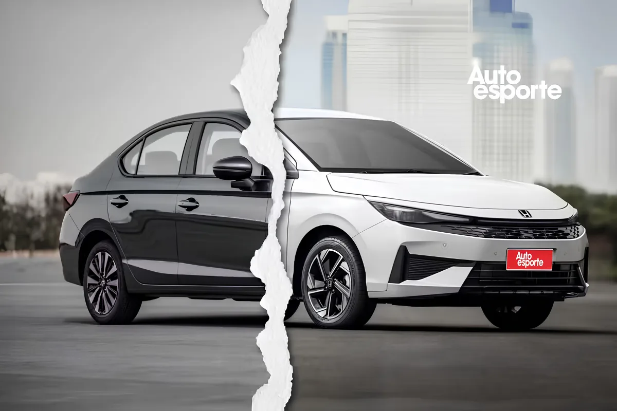 Novo Honda City 2027: veja como era e como ficou o hatch e o sedã