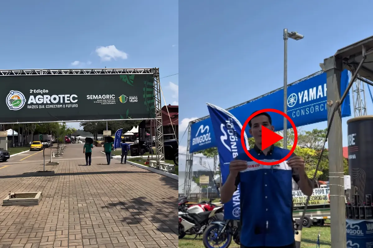Bingool Motos chega à Agrotec com até 50% de desconto no Consórcio Yamaha e sorteio de prêmios