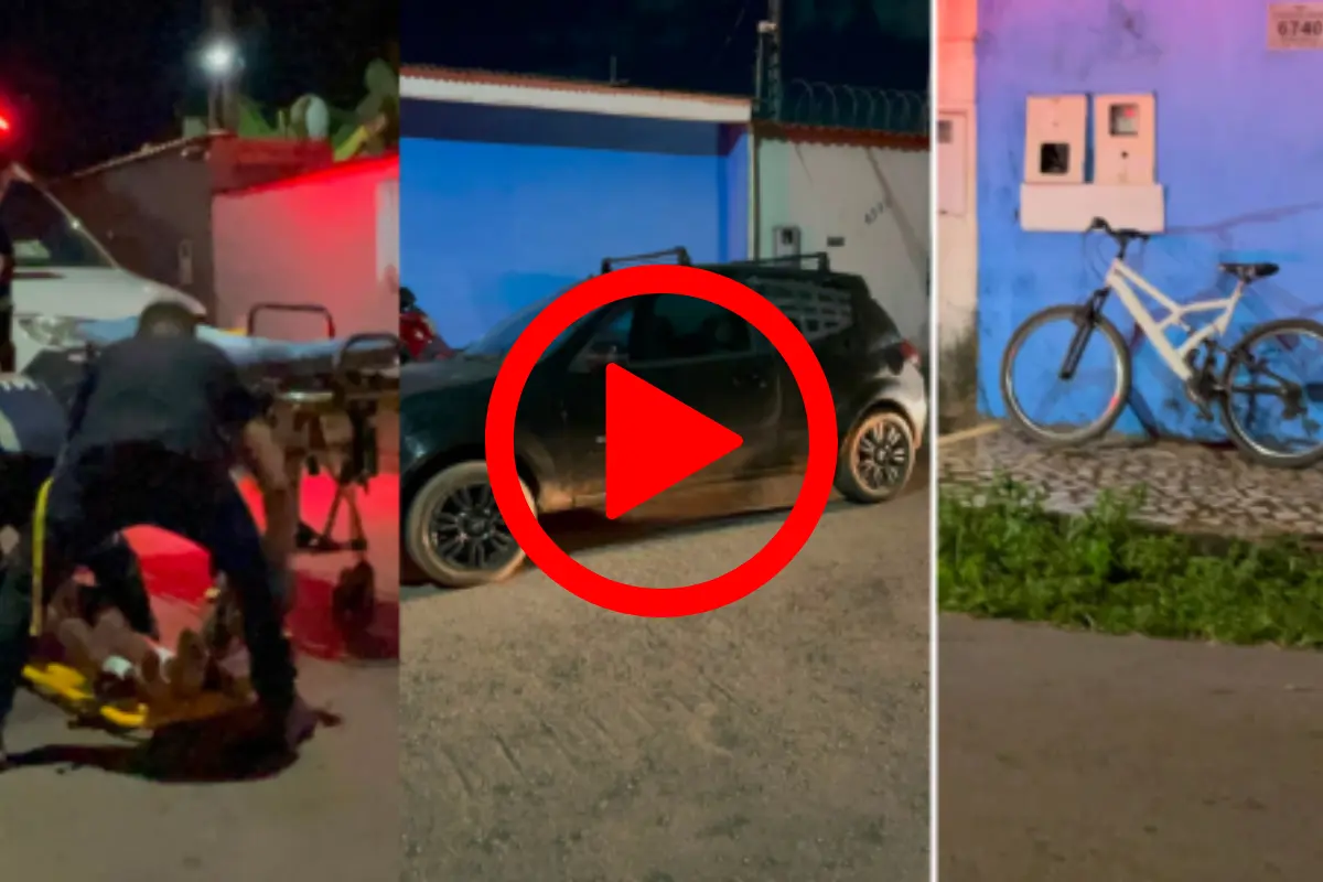 Ciclista de 17 anos fica desacordada após motorista abrir porta de carro em Porto Velho