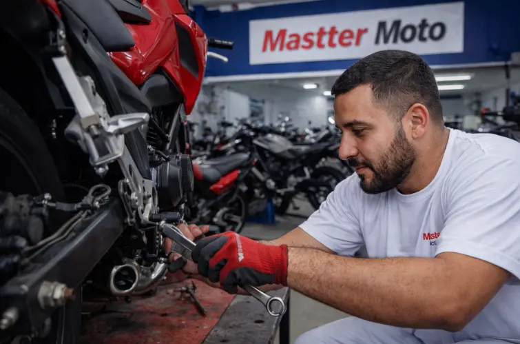 Mastter Moto oferece manutenção completa para motocicletas com parcelamento facilitado