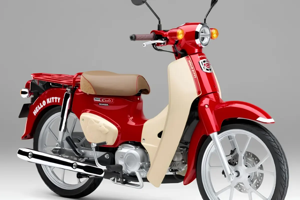 Honda lança Super Cub Hello Kitty para celebrar os 50 anos da personagem