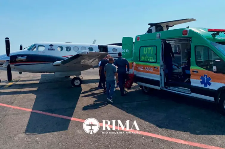 RIMA Aviação atua com transporte aeromédico e atende pacientes em situação de urgência no Brasil