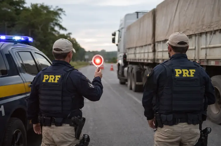 PRF aplica restrição temporária para caminhões em Rondônia nos dias 31 e 1º de janeiro