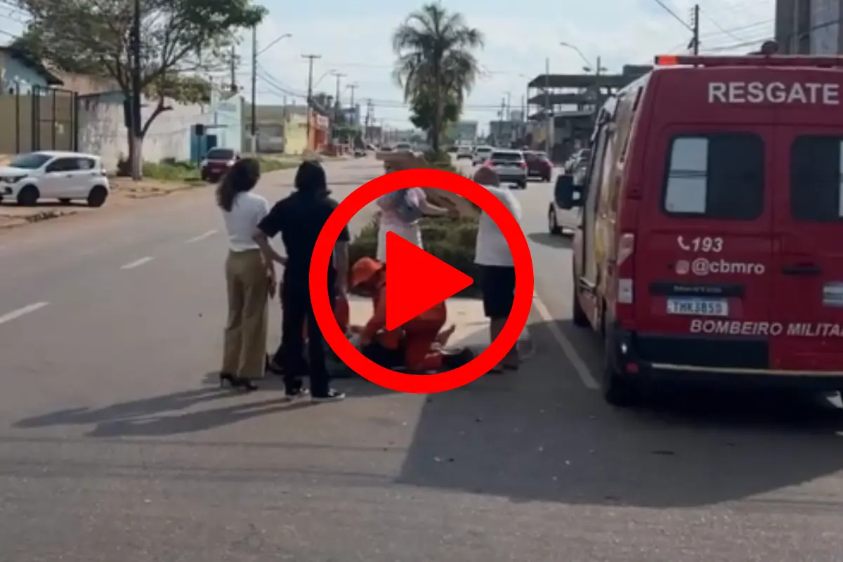 Mulher em moto fica ferida após grave acidente na Caúla
